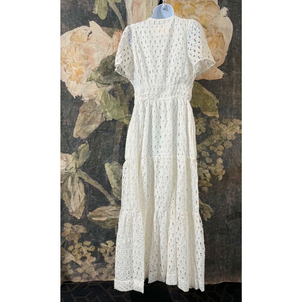 New Anthropologie The Somerset Dress: Eyelet Edition Size M - Picture 10 of 11